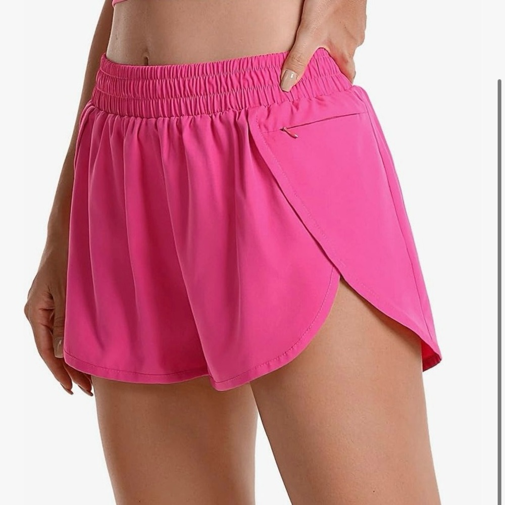 SUNZEL— Women's Pink Athletic Shorts